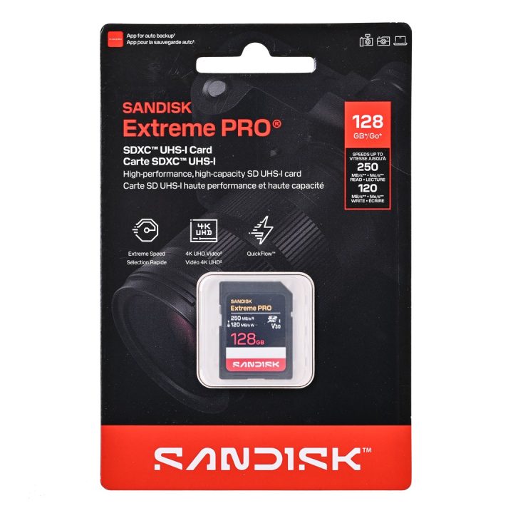 SanDisk Extreme PRO SD UHS-I 128 GB SDXC