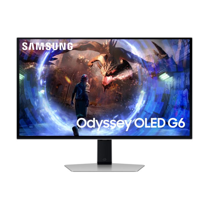 Samsung G60SD computer monitor 68.6 cm (27 ) 2560 x 1440 pixels Quad HD OLED Silver