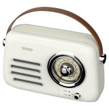 SAVIO RS-02 Portable Radio white