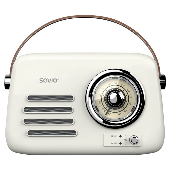 SAVIO RS-02 Portable Radio white