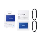 Samsung Portable SSD T7 2 TB USB Type-C 3.2 Gen 2 (3.1 Gen 2) Blue
