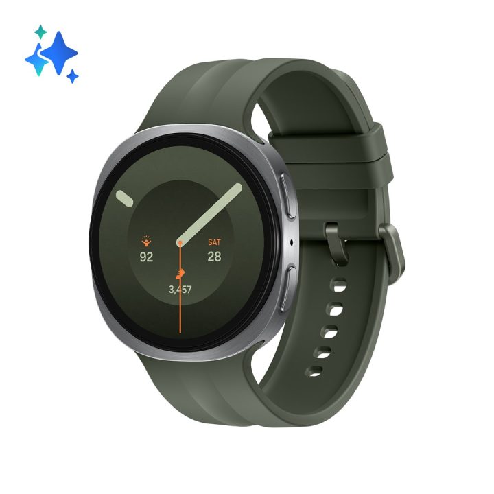 Samsung Galaxy Watch9 3.81 cm (1.5 ) AMOLED 44 mm Digital 480 x 480 pixels Touchscreen Silver Wi-Fi GPS (satellite)