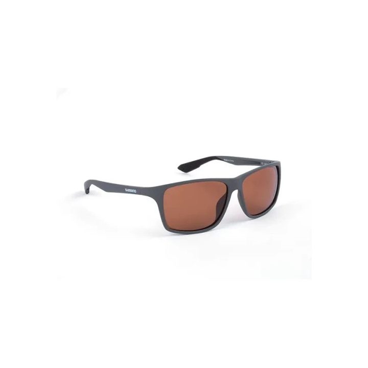Shimano Technium polarised sunglasses matte dark grey/copper