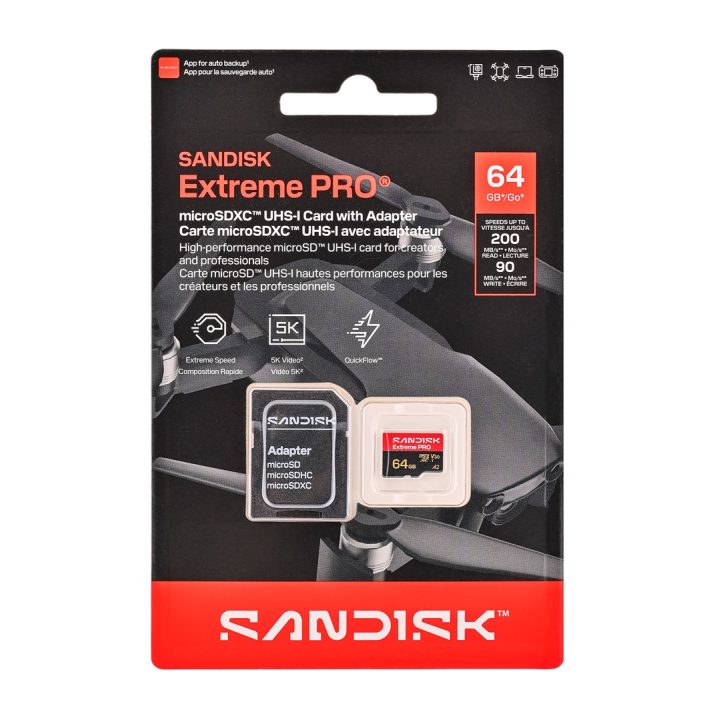SanDisk Extreme PRO microSD UHS-I 64 GB MicroSDHC
