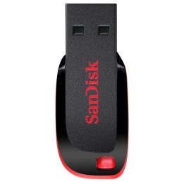 SanDisk Cruzer Blade USB flash drive 64 GB USB Type-A 2.0 Black Red