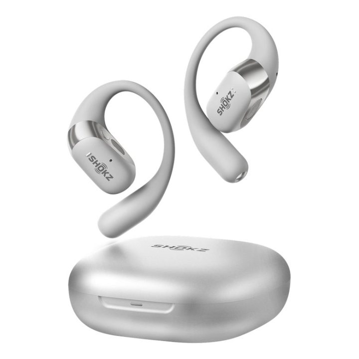 SHOKZ OpenFit 2+ Headphones Wireless Ear-hook In-ear Calls/Music Bluetooth Grey