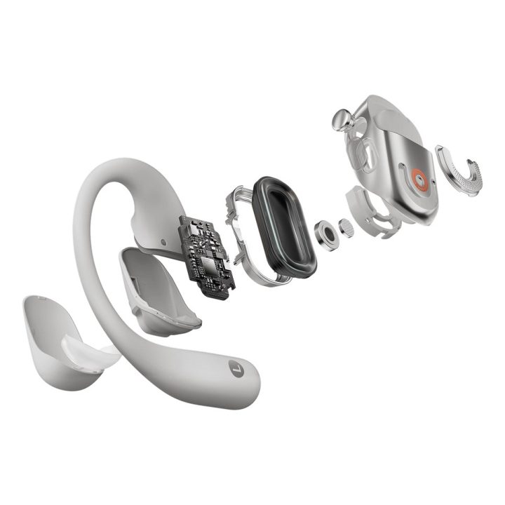 SHOKZ OpenFit 2+ Headphones Wireless Ear-hook In-ear Calls/Music Bluetooth Grey