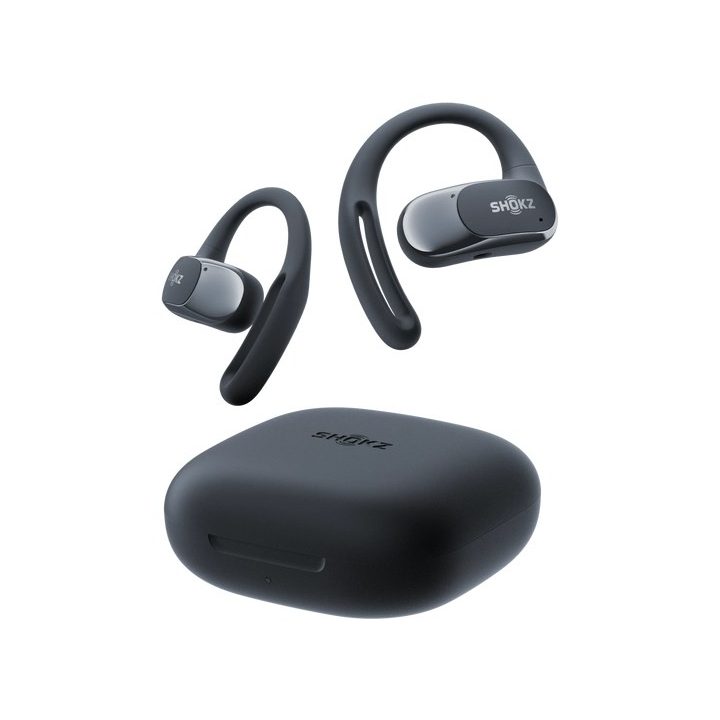 SHOKZ OpenFit Air Headset Wireless Ear-hook Calls/Music/Sport/Everyday Bluetooth Black