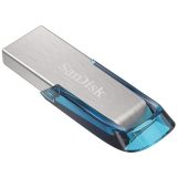 SanDisk Ultra Flair USB flash drive 128 GB USB Type-A 3.2 Gen 1 (3.1 Gen 1) Blue Silver
