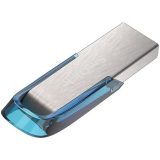 SanDisk Ultra Flair USB flash drive 128 GB USB Type-A 3.2 Gen 1 (3.1 Gen 1) Blue Silver