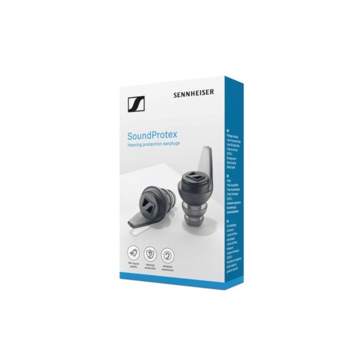Sennheiser SoundProtex - Protective earplugs with 3 types of acoustic filters