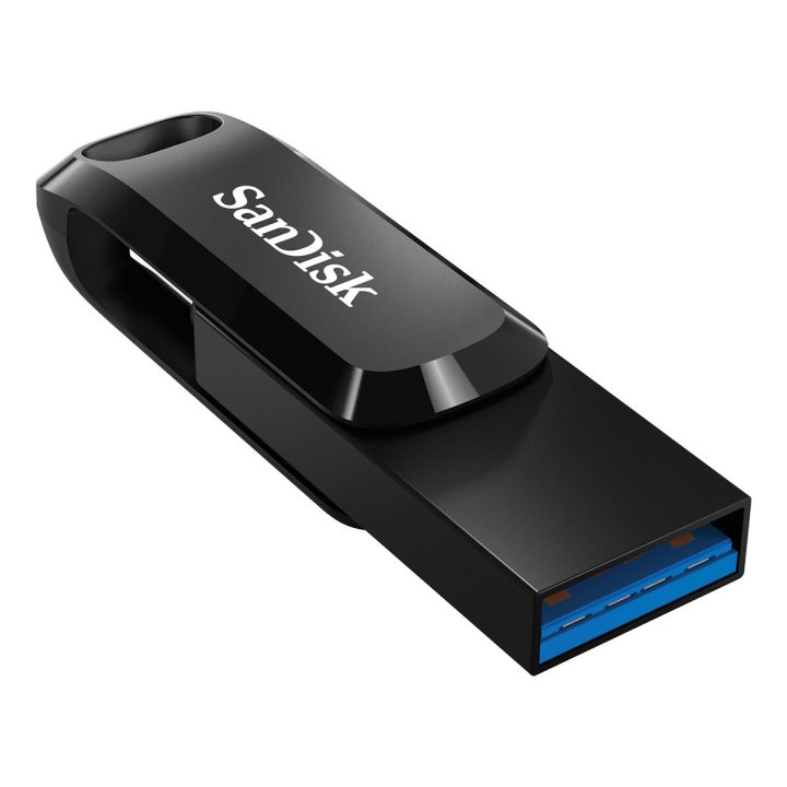 SanDisk Ultra Dual Drive USB flash drive 128 GB USB Type-A / USB Type-C 3.2 Gen 1 (3.1 Gen 1) Black Silver