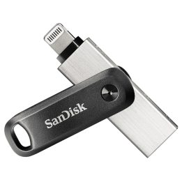 SanDisk iXpand USB flash drive 64 GB USB Type-A / Lightning 3.2 Gen 2 (3.1 Gen 2) Black Silver