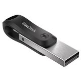SanDisk iXpand USB flash drive 64 GB USB Type-A / Lightning 3.2 Gen 2 (3.1 Gen 2) Black Silver