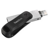 SanDisk iXpand USB flash drive 64 GB USB Type-A / Lightning 3.2 Gen 2 (3.1 Gen 2) Black Silver