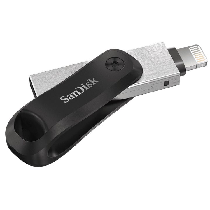 SanDisk iXpand USB flash drive 64 GB USB Type-A / Lightning 3.2 Gen 2 (3.1 Gen 2) Black Silver