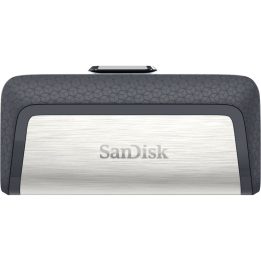 Sandisk Ultra Dual Drive USB Type-C USB flash drive 128 GB USB Type-A / USB Type-C 3.2 Gen 1 (3.1 Gen 1) Black Silver