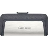 Sandisk Ultra Dual Drive USB Type-C USB flash drive 128 GB USB Type-A / USB Type-C 3.2 Gen 1 (3.1 Gen 1) Black Silver