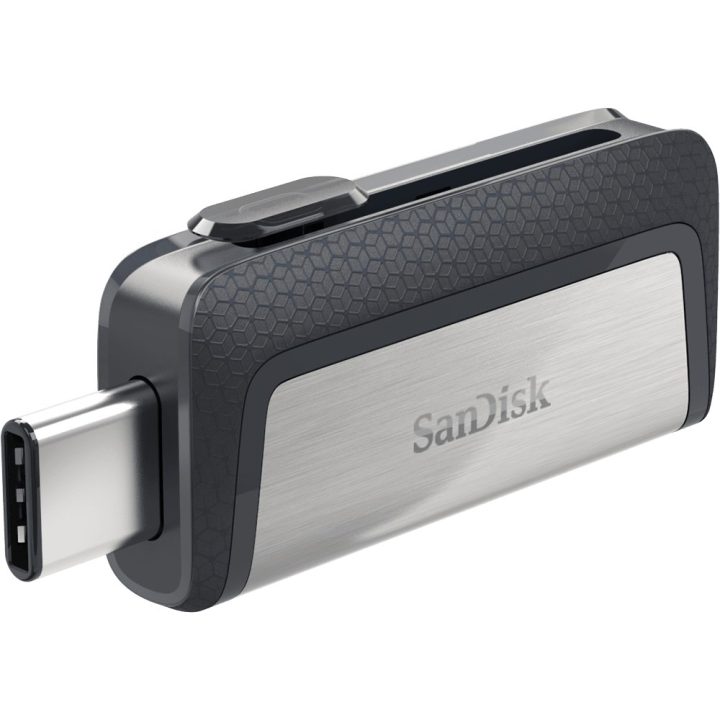 Sandisk Ultra Dual Drive USB Type-C USB flash drive 64 GB USB Type-A / USB Type-C 3.2 Gen 1 (3.1 Gen 1) Black Silver