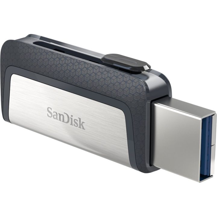 Sandisk Ultra Dual Drive USB Type-C USB flash drive 64 GB USB Type-A / USB Type-C 3.2 Gen 1 (3.1 Gen 1) Black Silver