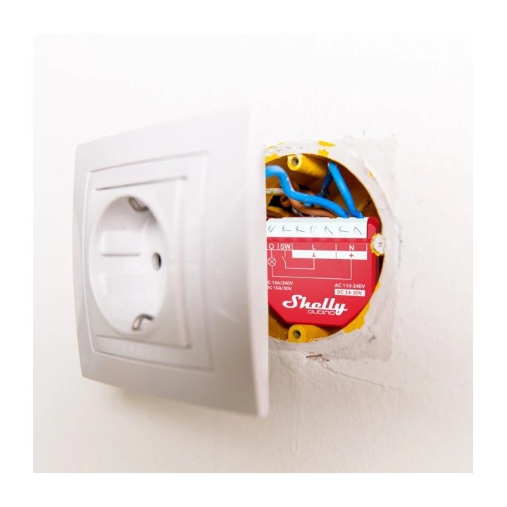 Shelly Qubino Wawe 1PM Smart switch Red