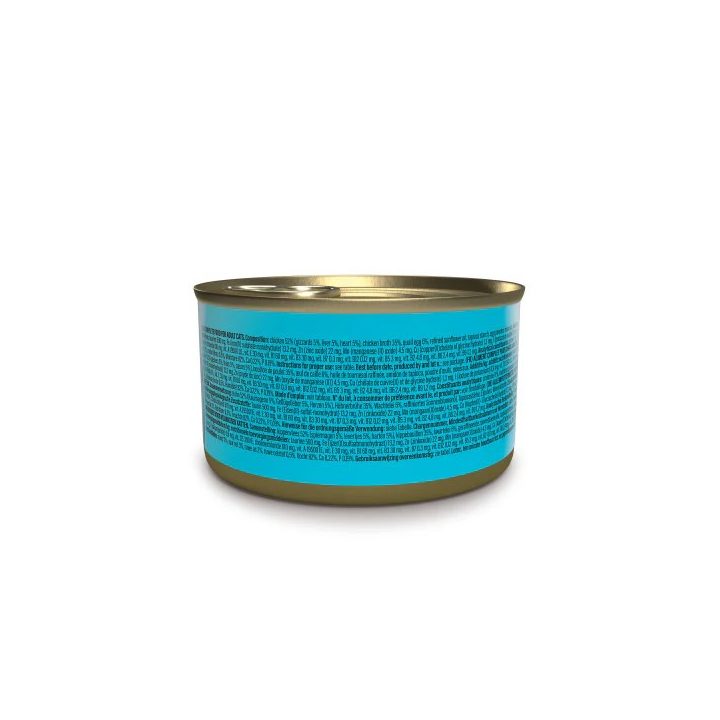 SCHESIR After Dark Chicken fillet with quail egg in broth - wet cat food - 80g