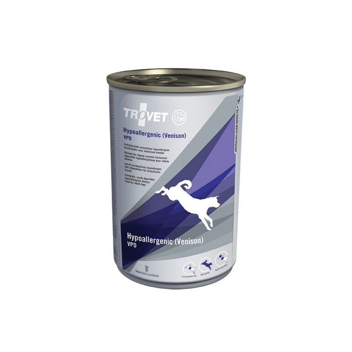 TROVET Hypoallergenic VPD with venison - Wet dog food - 400 g