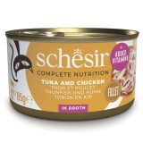 SCHESIR in cooking water Tuna with chicken and rice - wet cat food - 85 g
