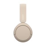 Sony WH-CH520 Headset Wireless Head-band Calls/Music USB Type-C Bluetooth Charging stand Cream