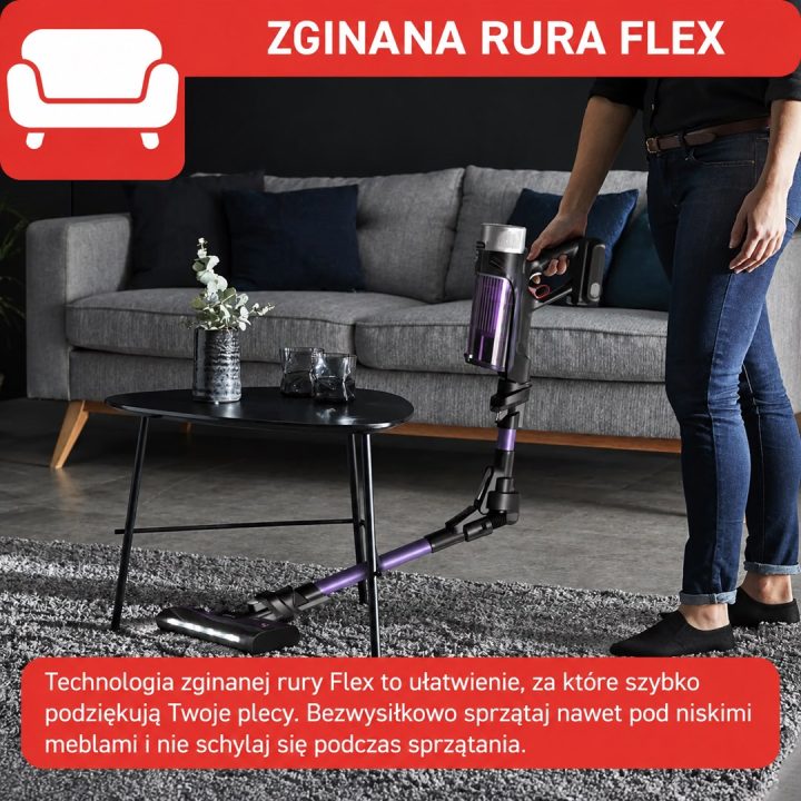 Cordless Vacuum Cleaner TEFAL X-Force Flex 9.60 100 AW 45 min