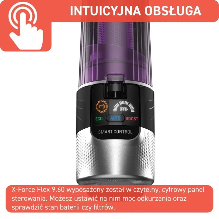Cordless Vacuum Cleaner TEFAL X-Force Flex 9.60 100 AW 45 min
