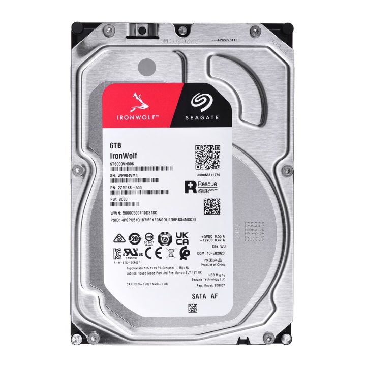 Seagate IronWolf internal hard drive 6 TB 256 MB 3.5 Serial ATA III (ST6000VN006)