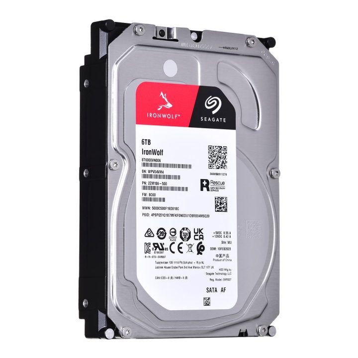 Seagate IronWolf internal hard drive 6 TB 256 MB 3.5 Serial ATA III (ST6000VN006)