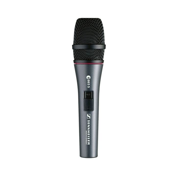 Sennheiser E865-S - supercardioid condenser vocal microphone version with on/off switch