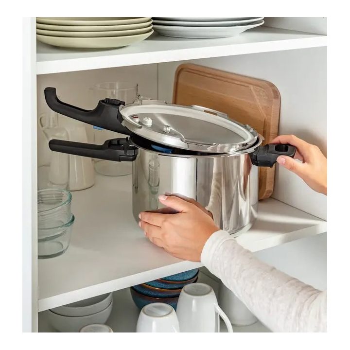 Pressure cooker TEFAL SECURE TRENDY 6L + stainless steel basket