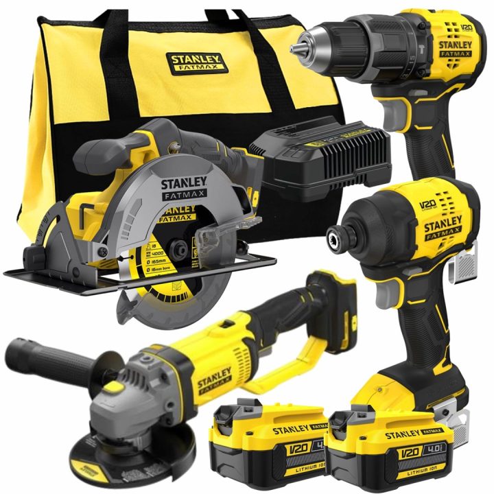 STANLEY 18V Power Tool Set 4-Piece SFMCK459M2S