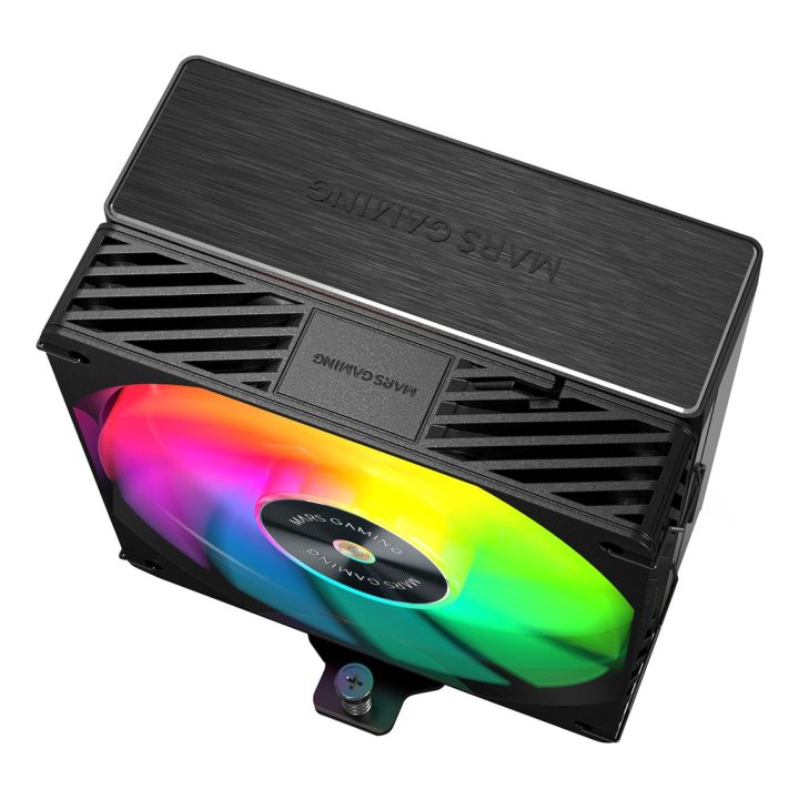 Mars Gaming MCPUX5ARGB computer cooling system Processor Air cooler 12 cm Black 1 pc(s)