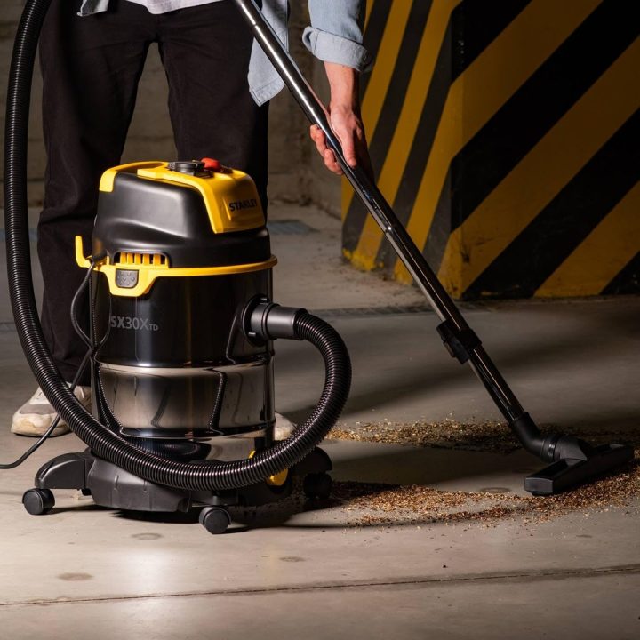 Vacuum cleaner STANLEY SXVC30XTDE Black Stainless steel Yellow 1600 W