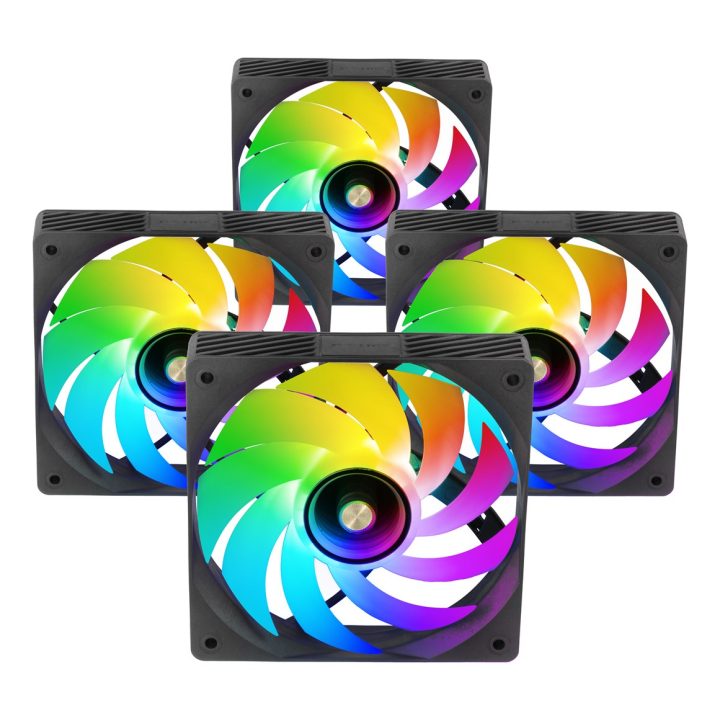 Mars Gaming MFSI4KIT computer cooling system Computer case Fan 12 cm Black