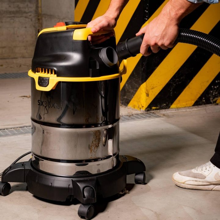 Vacuum cleaner STANLEY SXVC30XTDE Black Stainless steel Yellow 1600 W