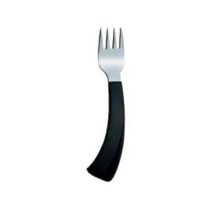 Curved fork for right-handed person
