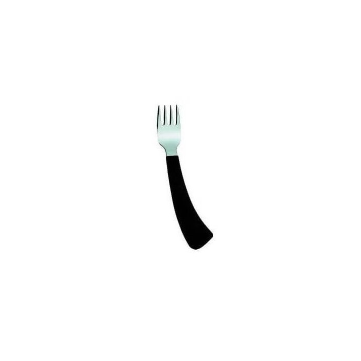 Curved fork for right-handed person