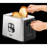 Tefal Equinox TT420D 7 2 slice(s) Black Stainless steel
