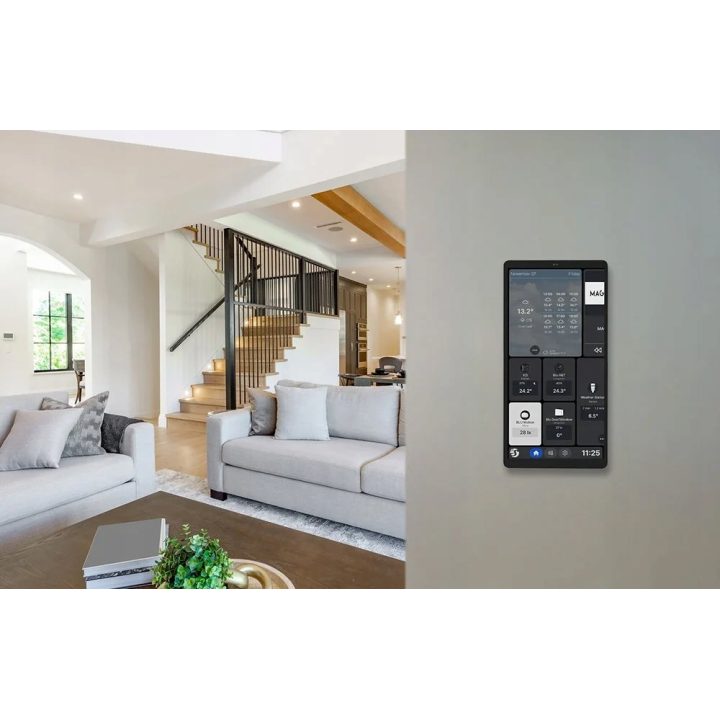 Shelly Display X2i 6.95 Wi-Fi Bluetooth Smart Home Control Panel Black
