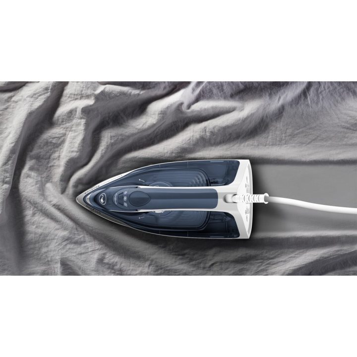 Tefal Express Steam FV2837 Dry & Steam iron Cerilium soleplate 2400 W Blue Grey White