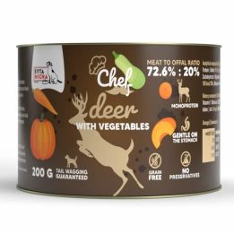 SYTA MICHA Chef Deer with vegetables Mono - wet dog food - 200g
