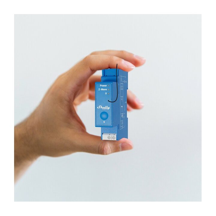 Shelly Qubino Wave Pro 1 electrical relay Blue