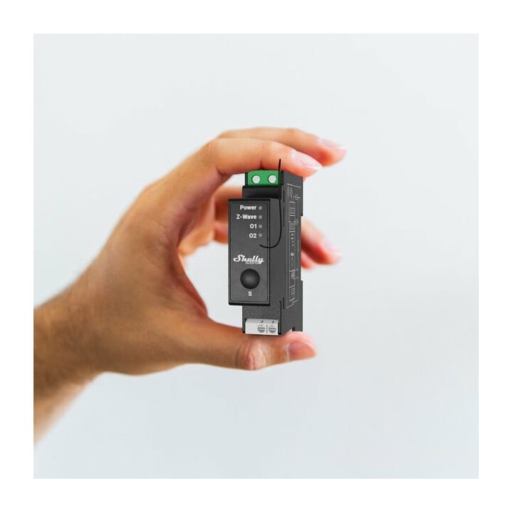 Shelly Qubino Wave Pro 2PM? electrical relay Black