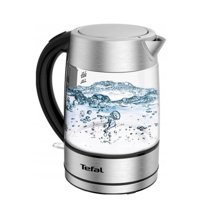 Tefal KI772D electric kettle 1.7 L 2400 W Stainless steel Transparent
