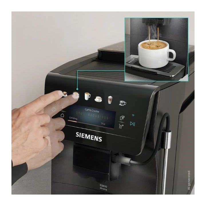Siemens EQ600 iAroma TP603E08 15 bar espresso machine